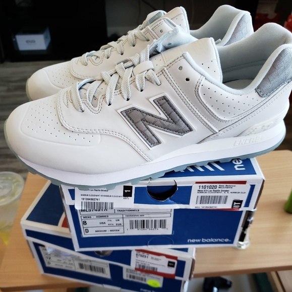 new balance 574 luxe leather